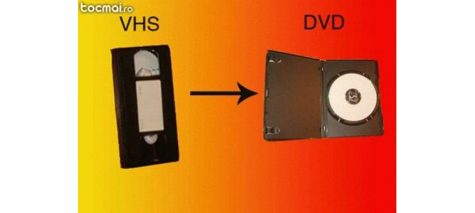 TRANSFER CASETE VIDEO VHS  PE  DVD SI BD .