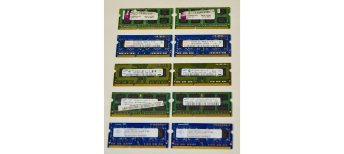 Vand memorii de 2Gb DDR3 laptop 40 ron