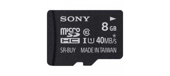 Micro SD 8Gb Clasa 10 Sony -10ron