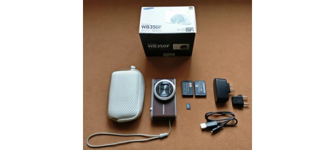 Samsung WB350F, cutie, cu toate accesoriile